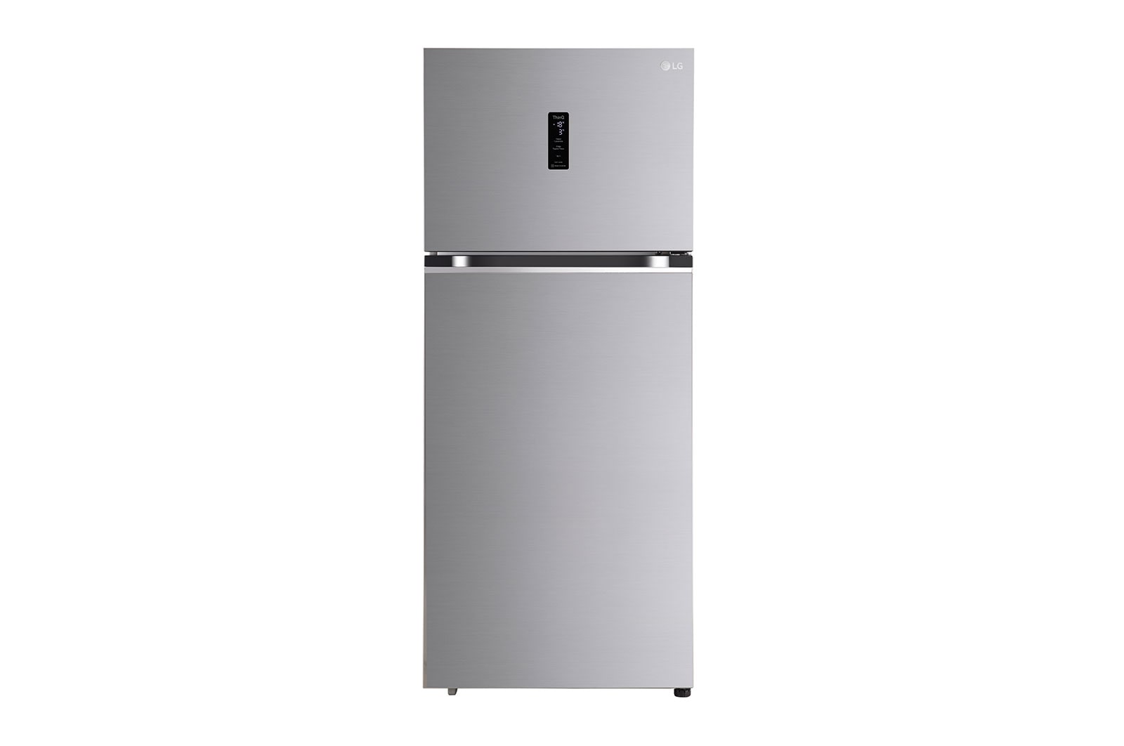 LG 380L, 3 Star, Smart Inverter Compressor, Convertible, Wi-Fi, Door Cooling™, Shiny Steel Finish, Frost-Free Double Door Refrigerator, GL-T412VPZX