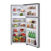 LG 380L, 3 Star, Smart Inverter Compressor, Convertible, Wi-Fi, Door Cooling™, Shiny Steel Finish, Frost-Free Double Door Refrigerator, GL-T412VPZX