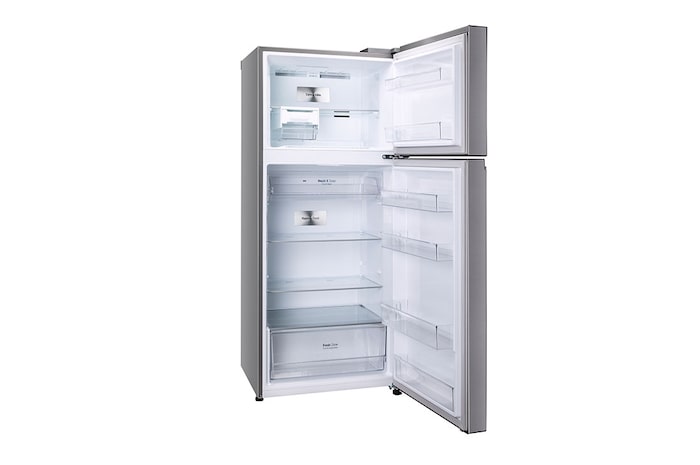 LG 380L Double Door Refrigerator, Convertible, Wi-Fi, Door Cooling™, Shiny Steel Finish, 3 Star, GL-T412VPZX