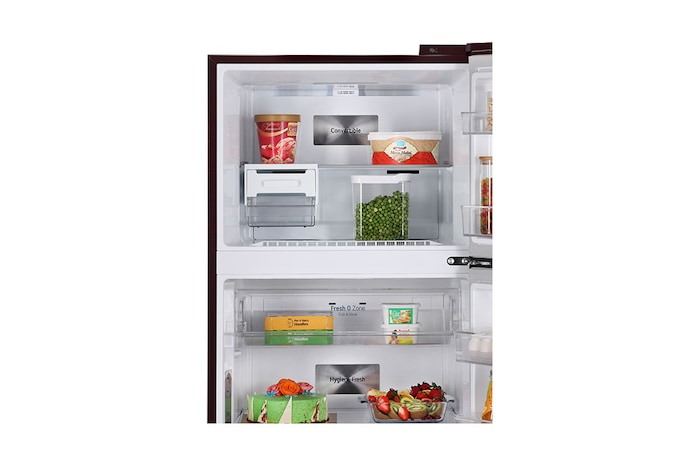 LG 380L Double Door Refrigerator, Convertible, Wi-Fi, Door Cooling™, Russet Sheen Finish, 3 Star, GL-T412VRSX