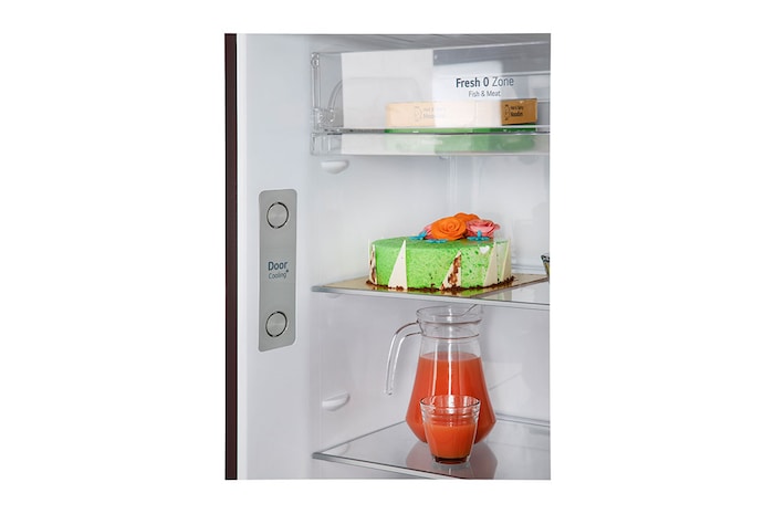 LG 380L Double Door Refrigerator, Convertible, Wi-Fi, Door Cooling™, Russet Sheen Finish, 3 Star, GL-T412VRSX