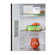 LG 380L, 3 Star, Smart Inverter Compressor, Convertible, Wi-Fi, Door Cooling™, Russet Sheen Finish, Frost-Free Double Door Refrigerator, GL-T412VRSX