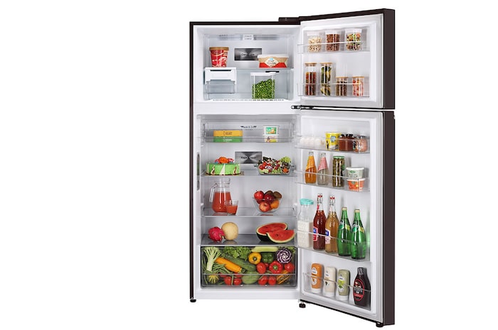 LG 380L Double Door Refrigerator, Convertible, Wi-Fi, Door Cooling™, Russet Sheen Finish, 3 Star, GL-T412VRSX