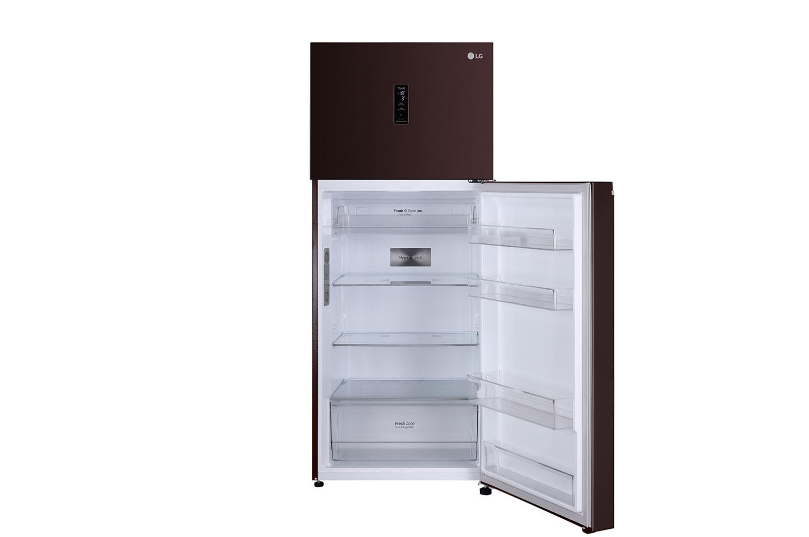 LG 380L, 3 Star, Smart Inverter Compressor, Convertible, Wi-Fi, Door Cooling™, Russet Sheen Finish, Frost-Free Double Door Refrigerator, GL-T412VRSX