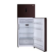 LG 380L, 3 Star, Smart Inverter Compressor, Convertible, Wi-Fi, Door Cooling™, Russet Sheen Finish, Frost-Free Double Door Refrigerator, GL-T412VRSX