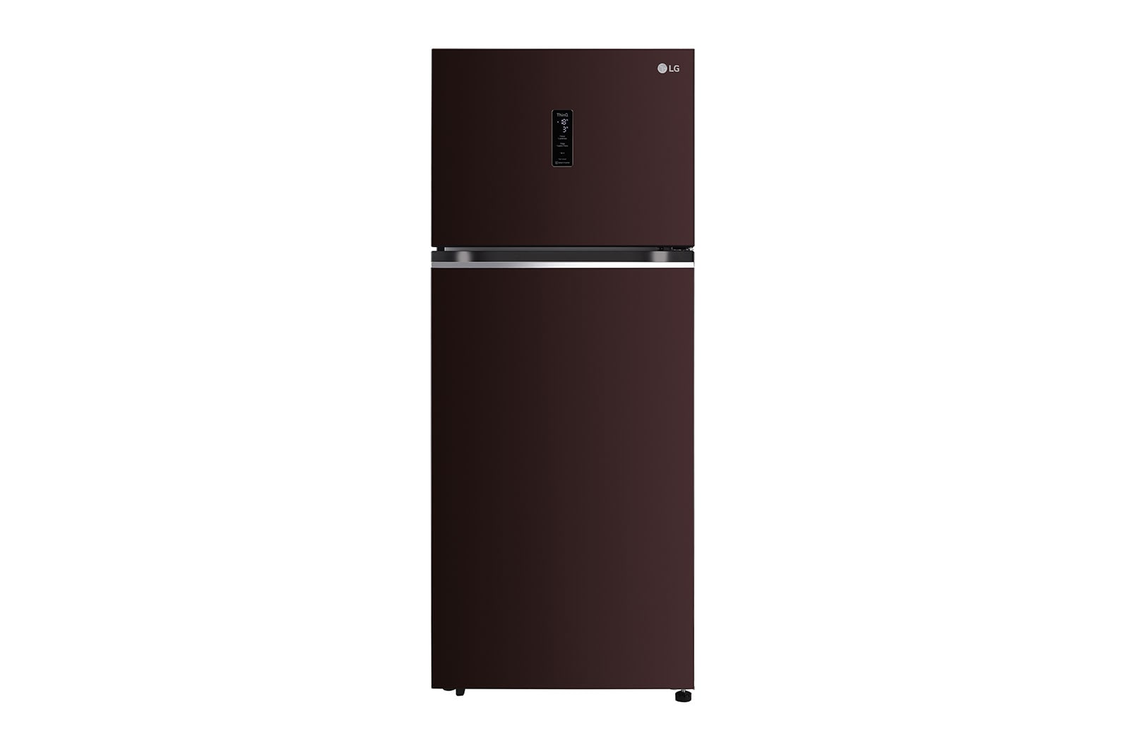LG GL-T412VRSX double door refrigerator front view