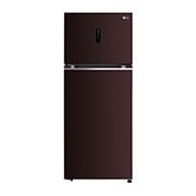 LG GL-T412VRSX double door refrigerator front view