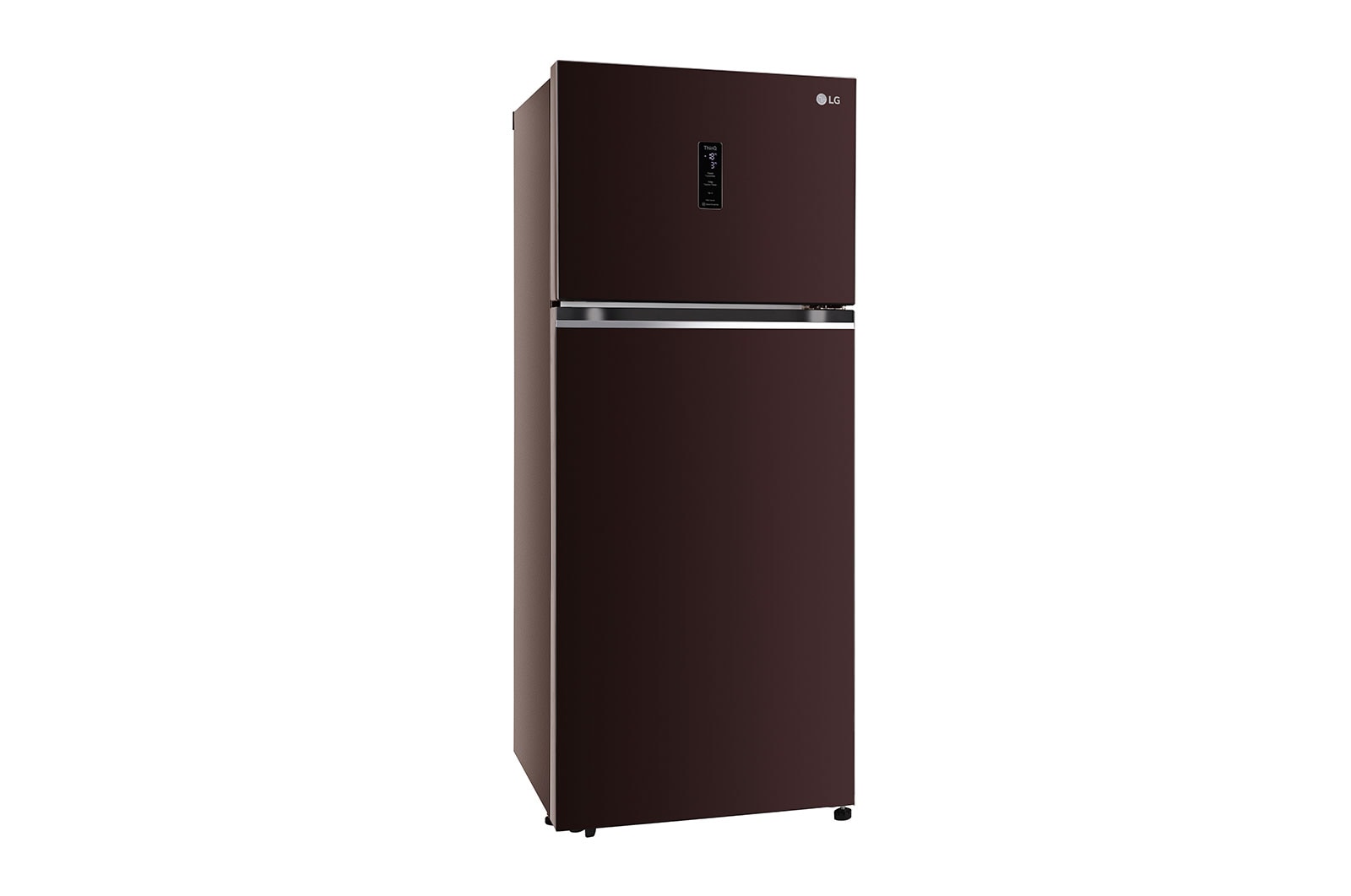 LG 380L, 3 Star, Smart Inverter Compressor, Convertible, Wi-Fi, Door Cooling™, Russet Sheen Finish, Frost-Free Double Door Refrigerator, GL-T412VRSX