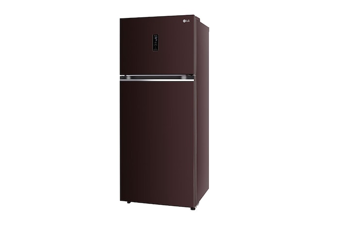 LG 380L Double Door Refrigerator, Convertible, Wi-Fi, Door Cooling™, Russet Sheen Finish, 3 Star, GL-T412VRSX