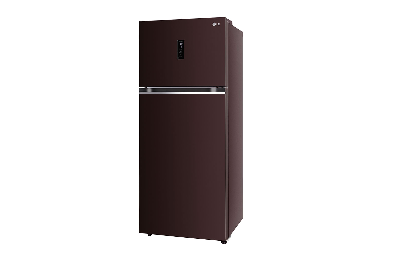 LG 380L, 3 Star, Smart Inverter Compressor, Convertible, Wi-Fi, Door Cooling™, Russet Sheen Finish, Frost-Free Double Door Refrigerator, GL-T412VRSX