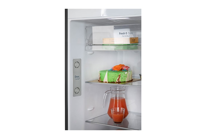 LG 398L Double Door Refrigerator, Convertible, Wi-Fi, Door Cooling™, Ebony Sheen Finish, 3 Star, GL-T422VESX