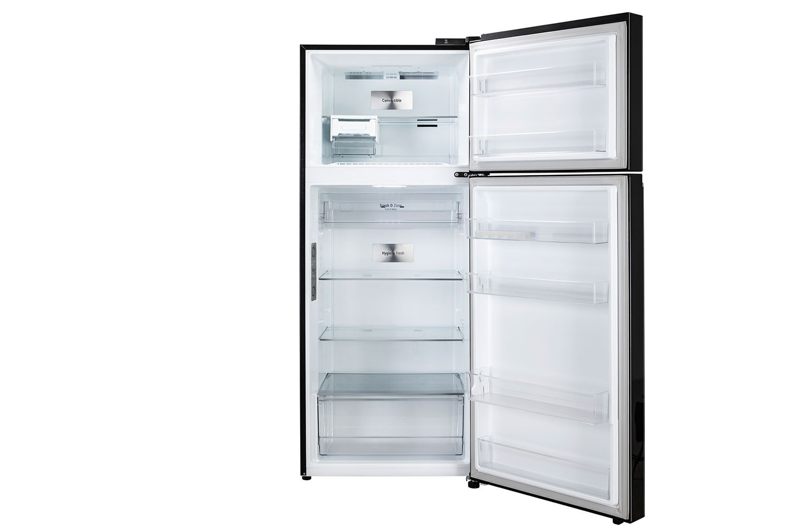 LG 398L, 3 Star, Smart Inverter Compressor, Convertible, Wi-Fi, Door Cooling™, Ebony Sheen Finish, Frost-Free Double Door Refrigerator, GL-T422VESX