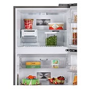 LG 398L, 3 Star, Smart Inverter Compressor, Convertible, Wi-Fi, Door Cooling™, Shiny Steel Finish, Frost-Free Double Door Refrigerator, GL-T422VPZX