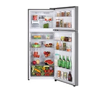 LG 398L, 3 Star, Smart Inverter Compressor, Convertible, Wi-Fi, Door Cooling™, Shiny Steel Finish, Frost-Free Double Door Refrigerator, GL-T422VPZX