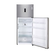LG 398L, 3 Star, Smart Inverter Compressor, Convertible, Wi-Fi, Door Cooling™, Shiny Steel Finish, Frost-Free Double Door Refrigerator, GL-T422VPZX
