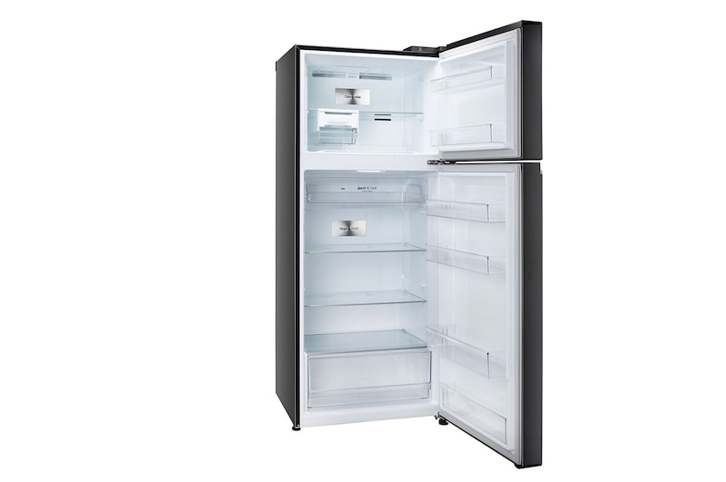 GL-T422VRSX-Refrigerators-Left-View-Door-Open-Without-Content