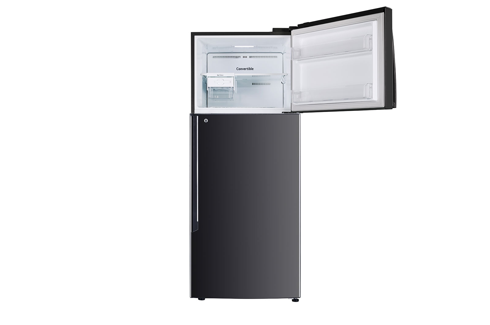 LG 446L, 1 Star, Smart Inverter Compressor, Convertible, Door Cooling™, Ebony Sheen Finish, Frost-Free Double Door Refrigerator, GL-T502AESR