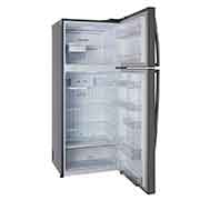 LG 446L, 1 Star, Smart Inverter Compressor, Convertible, Door Cooling™, Shiny Steel Finish, Frost-Free Double Door Refrigerator, GL-T502APZR