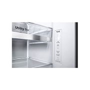 LG Knock Twice, See Inside, 635L InstaView Door-in-Door™, Side-by-Side Refrigerator with Smart Inverter Compressor, DoorCooling+™, Brushed Steel Finish, GL-X257ABSX