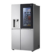 LG Knock Twice, See Inside, 635L InstaView Door-in-Door™, Side-by-Side Refrigerator with Smart Inverter Compressor, DoorCooling+™, Brushed Steel Finish, GL-X257ABSX