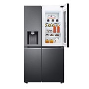 LG Knock Twice, See Inside, 635L InstaView Door-in-Door™, Side-by-Side Refrigerator with Smart Inverter Compressor, DoorCooling+™, Matte Black Finish, GL-X257AMCX