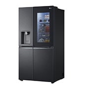 LG Knock Twice, See Inside, 635L InstaView Door-in-Door™, Side-by-Side Refrigerator with Smart Inverter Compressor, DoorCooling+™, Matte Black Finish, GL-X257AMCX