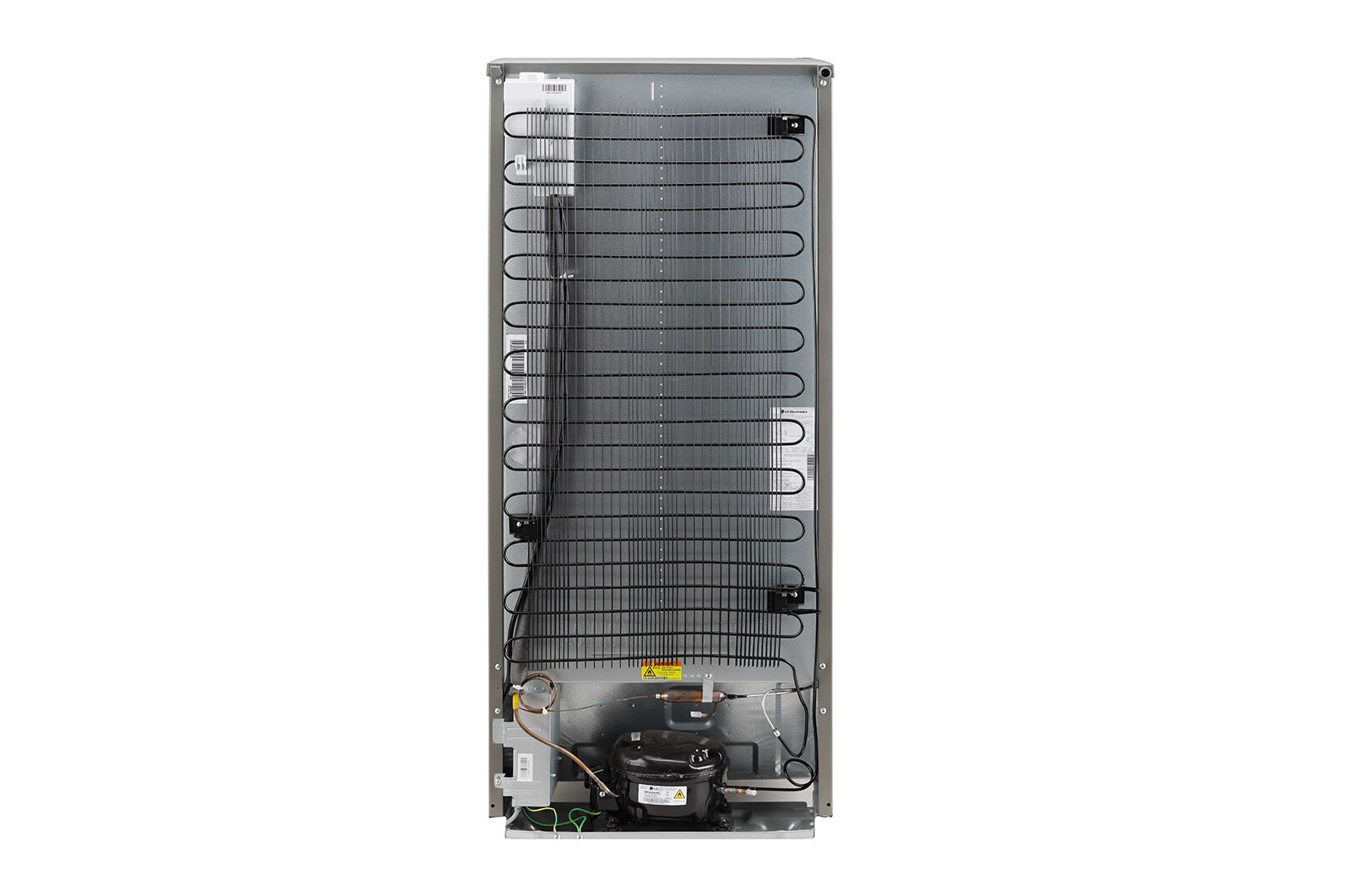 LG 171L, Single Door Vertical Freezer, Smart Inverter, Shiny Steel Finish, GN-304SLBT