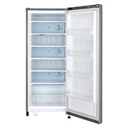 LG 171L, Single Door Vertical Freezer, Smart Inverter, Shiny Steel Finish, GN-304SLBT