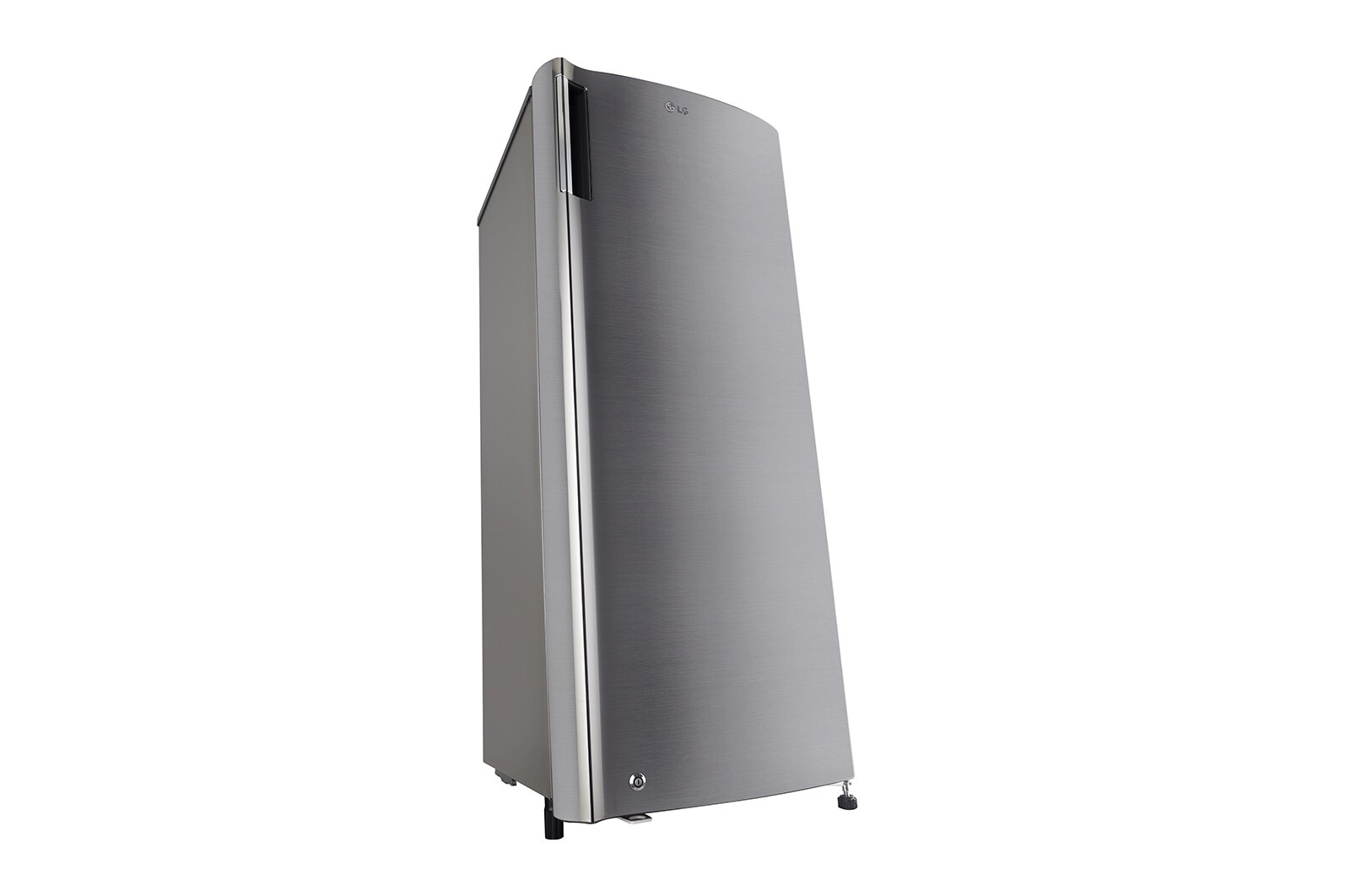 LG 171L, Single Door Vertical Freezer, Smart Inverter, Shiny Steel Finish, GN-304SLBT