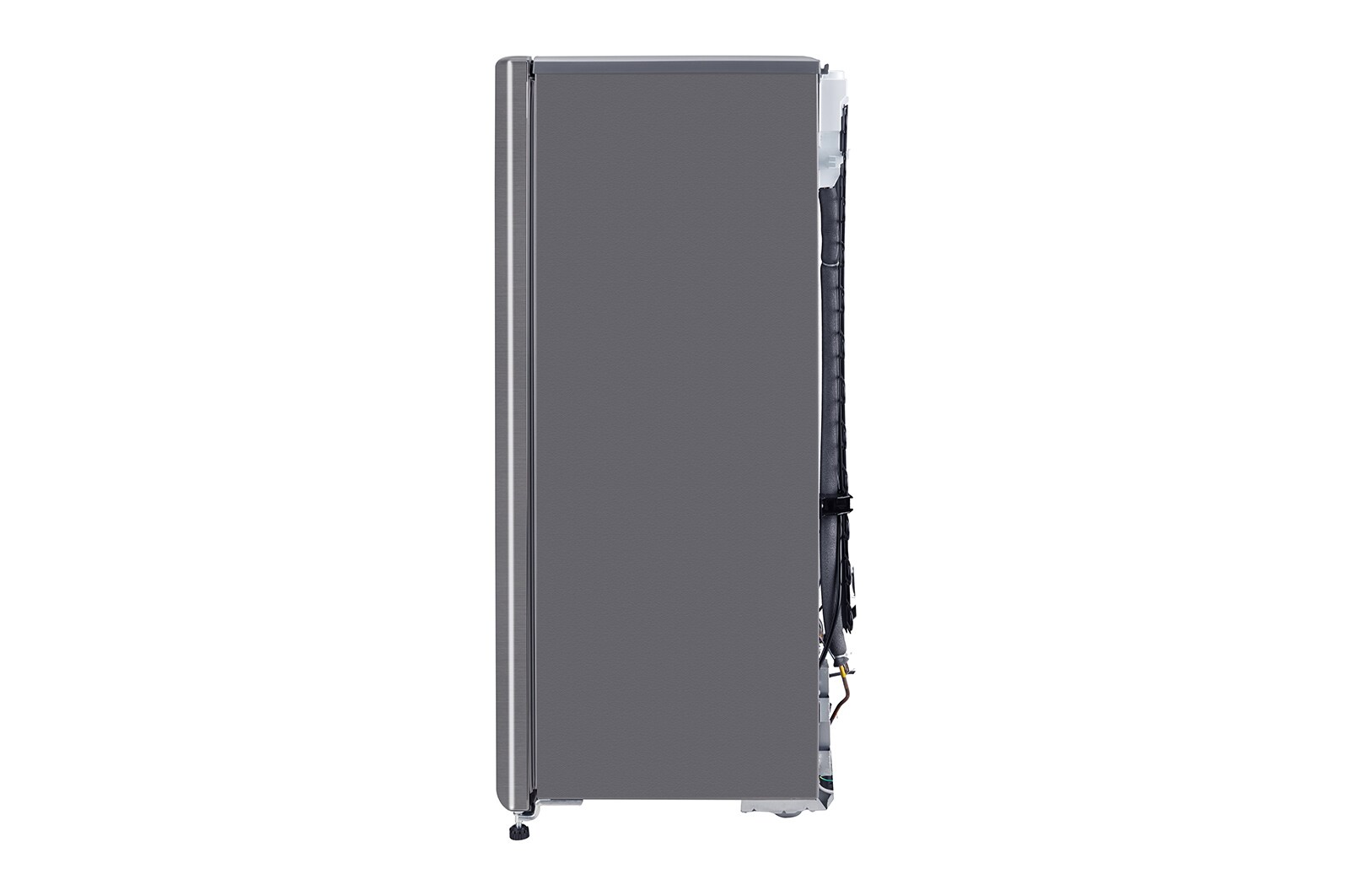 LG 171L, Single Door Vertical Freezer, Smart Inverter, Shiny Steel Finish, GN-304SLBT