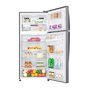 LG 475L, 1 Star, Smart Inverter Compressor, Wi-Fi, Hygiene Fresh+™, Shiny Steel Finish, Frost-Free Double Door Refrigerator, GN-H602HLHM