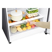 LG 475L, 1 Star, Smart Inverter Compressor, Wi-Fi, Hygiene Fresh+™, Shiny Steel Finish, Frost-Free Double Door Refrigerator, GN-H602HLHM