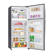 LG 475L, 1 Star, Smart Inverter Compressor, Wi-Fi, Hygiene Fresh+™, Shiny Steel Finish, Frost-Free Double Door Refrigerator, GN-H602HLHM