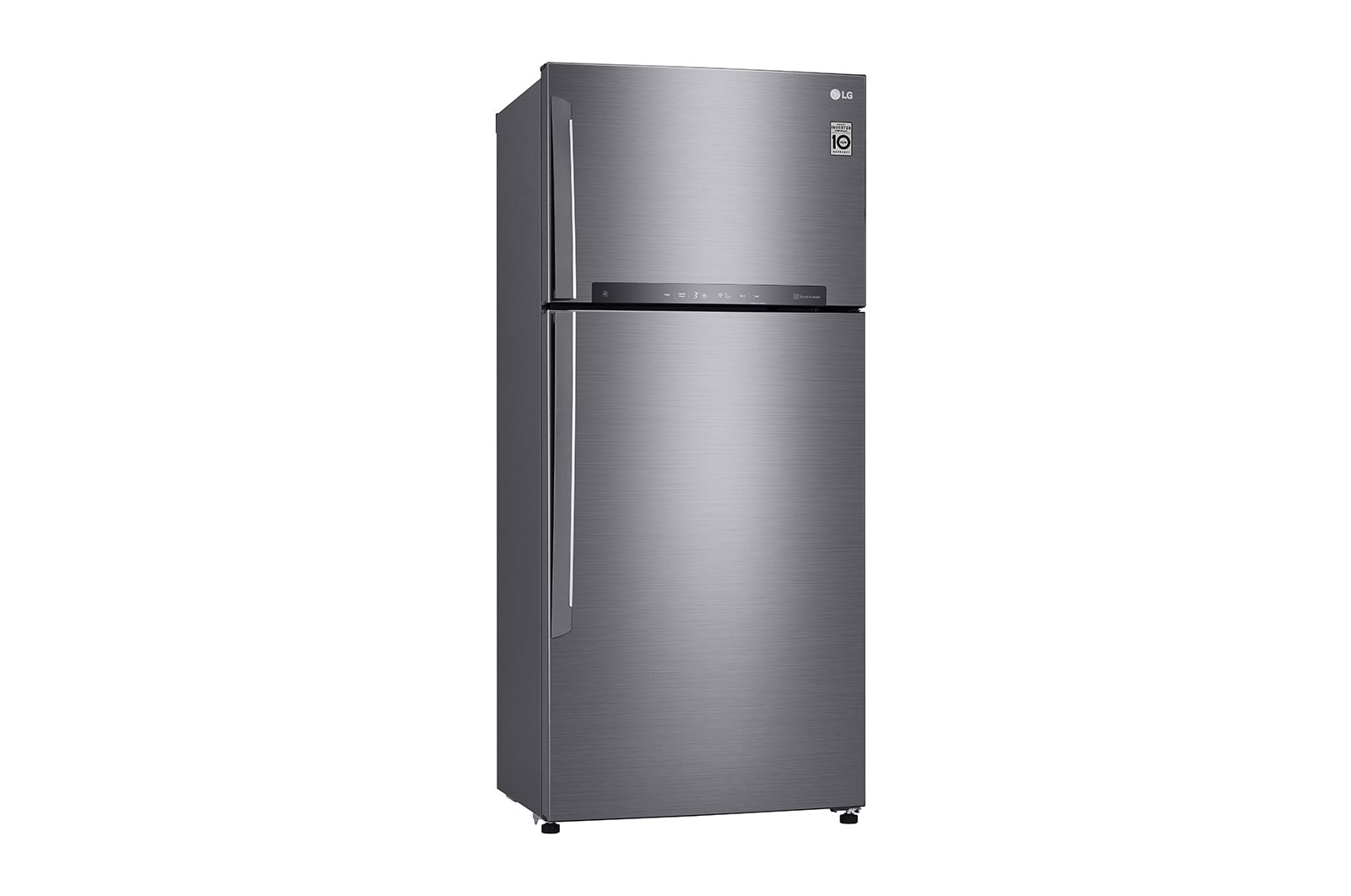 LG 475L, 1 Star, Smart Inverter Compressor, Wi-Fi, Hygiene Fresh+™, Shiny Steel Finish, Frost-Free Double Door Refrigerator, GN-H602HLHM