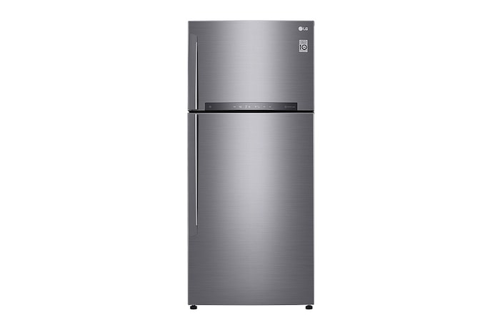 LG GN-H602HLHQ double door refrigerator front view