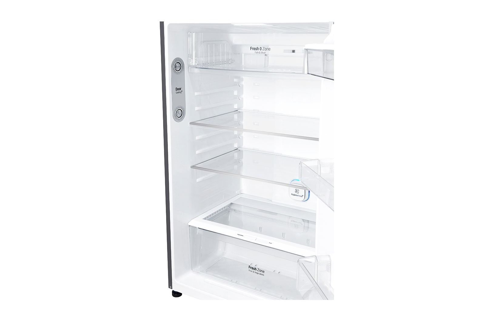 LG 506L, 1 Star, Smart Inverter Compressor, Wi-Fi, Hygiene Fresh+™, Shiny Steel Finish, Frost-Free Double Door Refrigerator, GN-H702HLHM