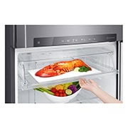 LG 506L, 1 Star, Smart Inverter Compressor, Wi-Fi, Hygiene Fresh+™, Shiny Steel Finish, Frost-Free Double Door Refrigerator, GN-H702HLHM