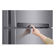 LG 506L, 1 Star, Smart Inverter Compressor, Wi-Fi, Hygiene Fresh+™, Shiny Steel Finish, Frost-Free Double Door Refrigerator, GN-H702HLHM