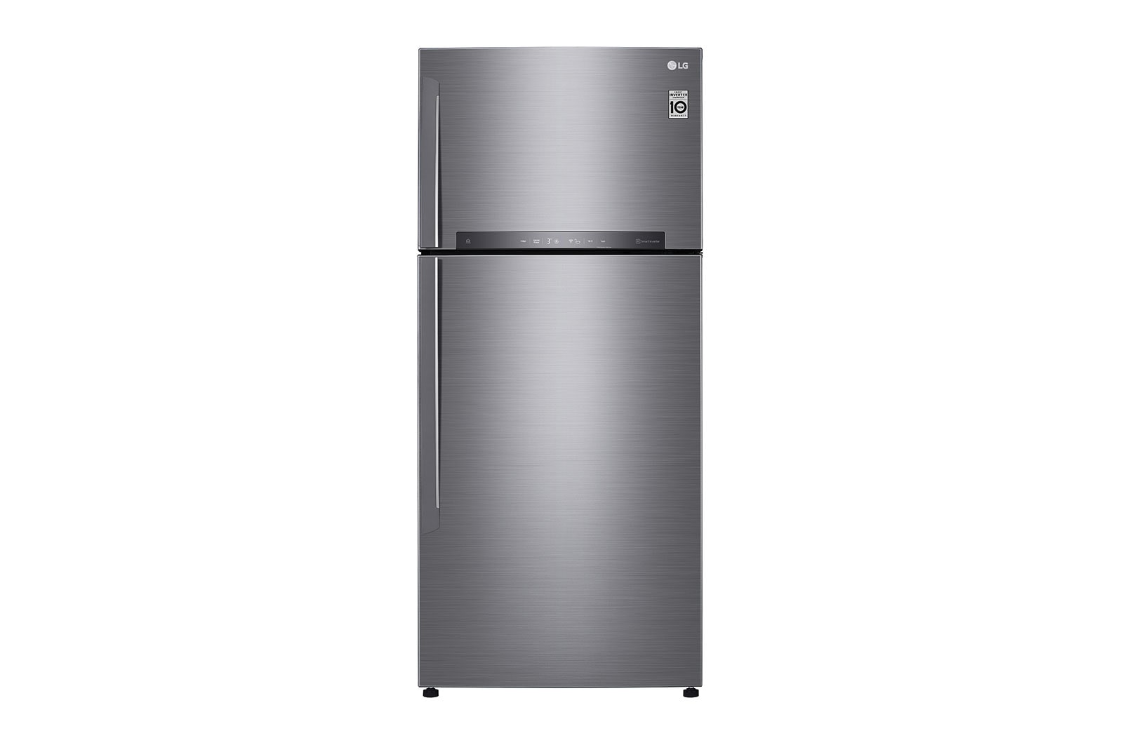 LG 506L, 1 Star, Smart Inverter Compressor, Wi-Fi, Hygiene Fresh+™, Shiny Steel Finish, Frost-Free Double Door Refrigerator, GN-H702HLHM