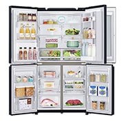 LG 889L, French Door, InstaView Door-in-Door with Water Dispenser, GR-X31FMQHL