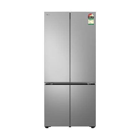 LG GV-B25FFLMB 610L 3 Star French Door Refrigerator with Wi-Fi Convertible, Prime Silver