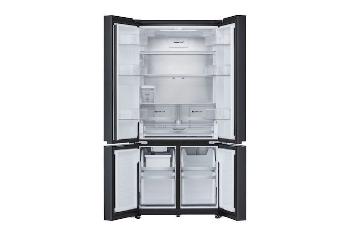 front view with door open