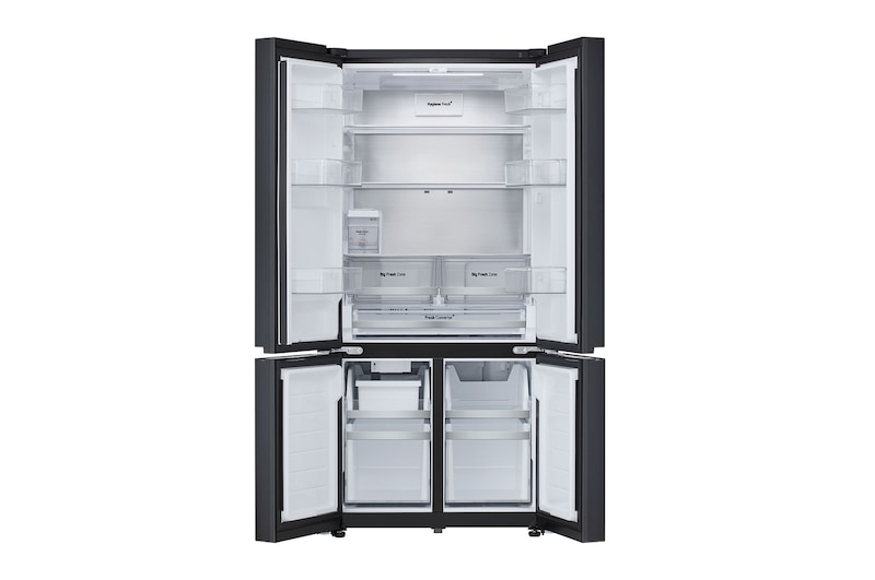 front view with door open