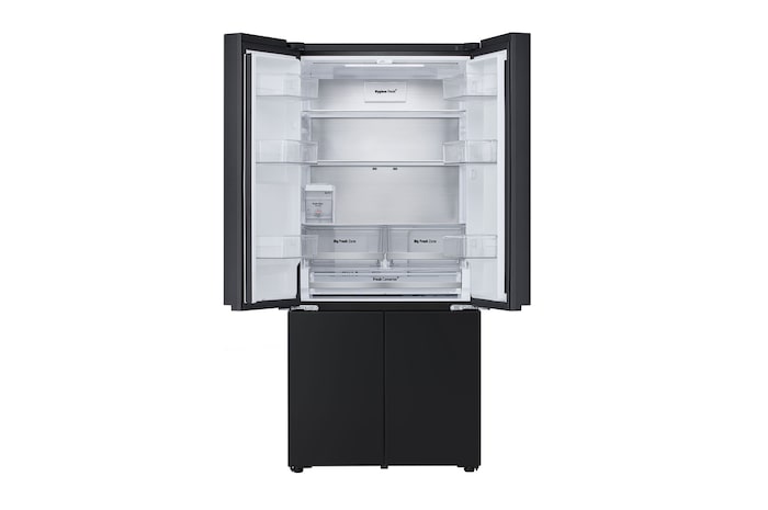 front view with door open