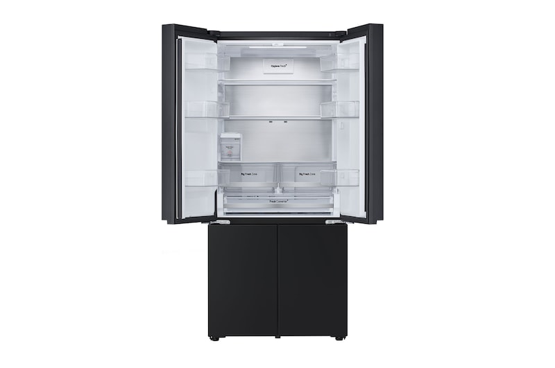 front view with door open