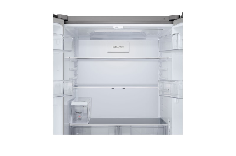 front view with door open