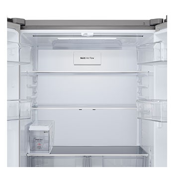 front view with door open