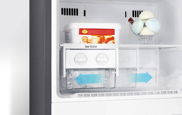 LG GN-H602HLHQ 516 Ltr Moving Ice Tray