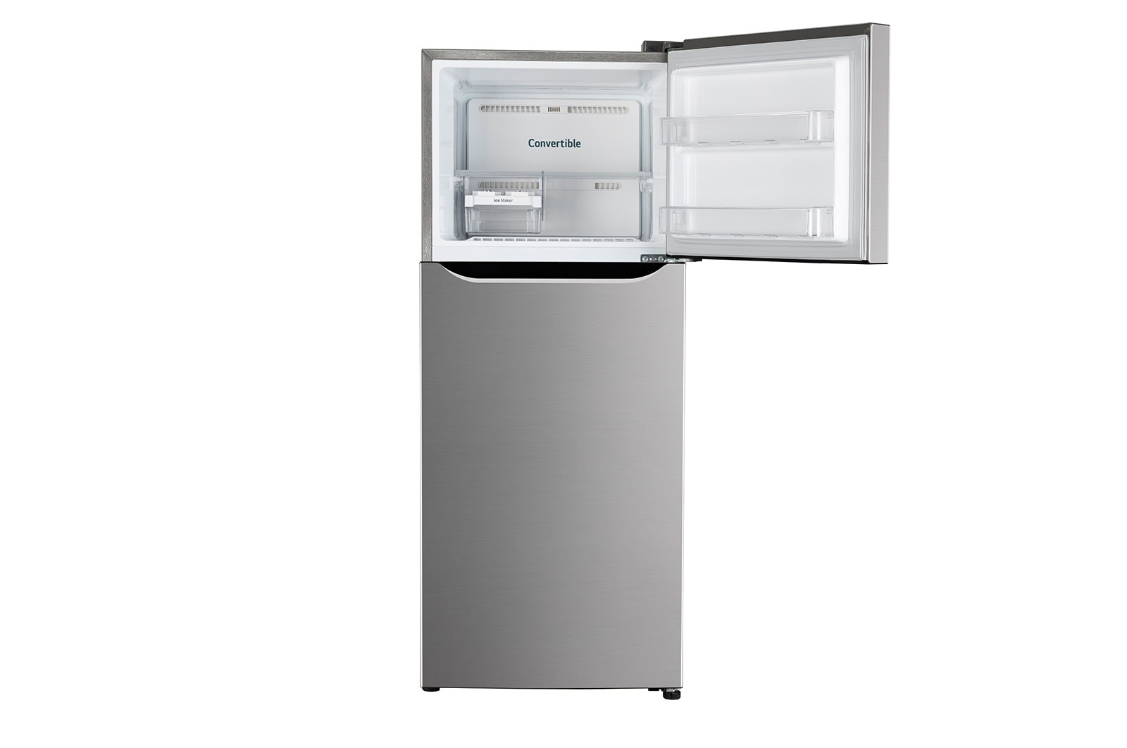 LG 240L Double Door Refrigerator with Smart Diagnosis™, Convertible, Multi Air Flow, Shiny Steel Finish, 2 Star, GL-S292SPZY