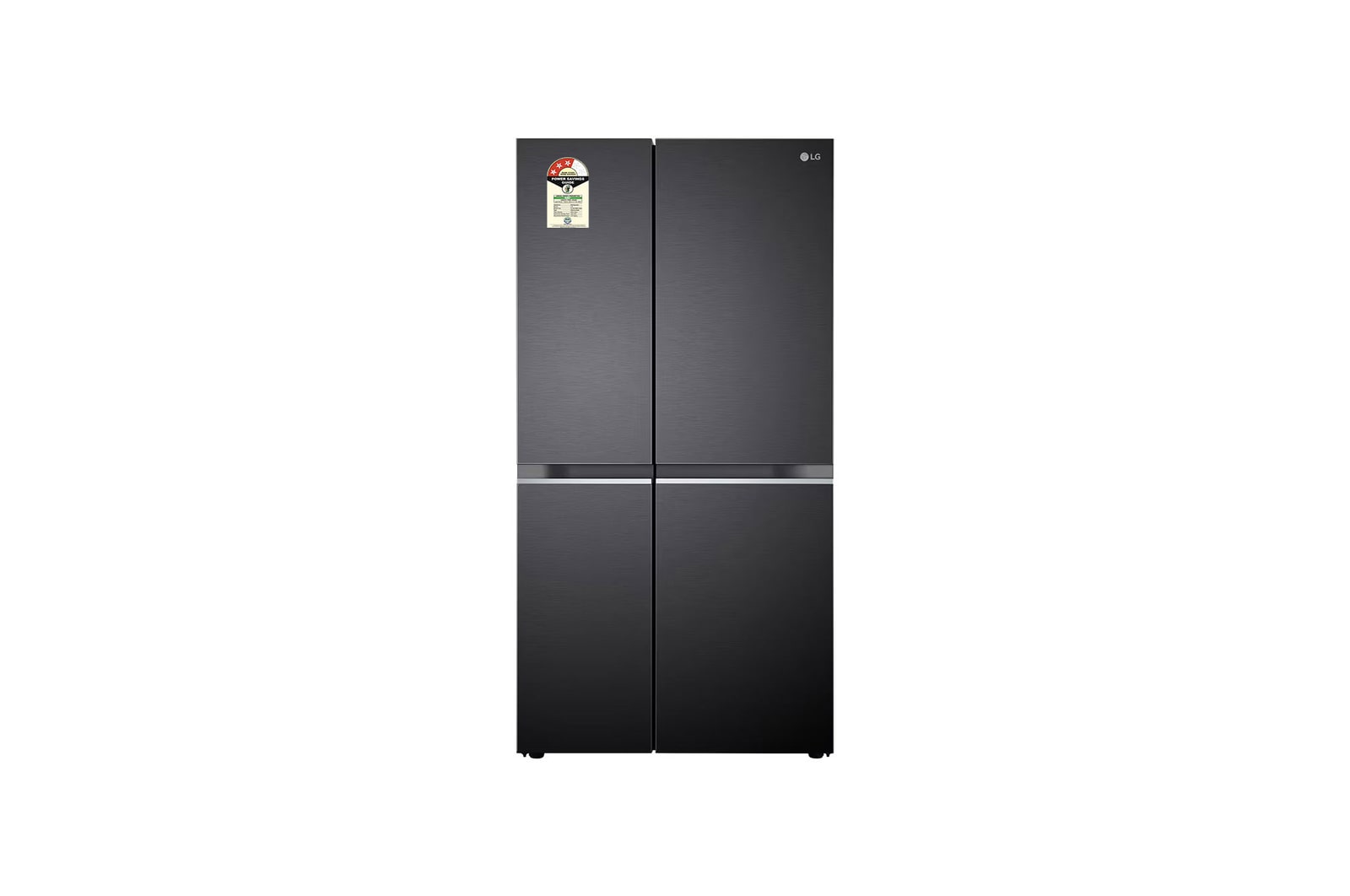 LG GL-B257HMC3 Side by Side Refrigerators front view